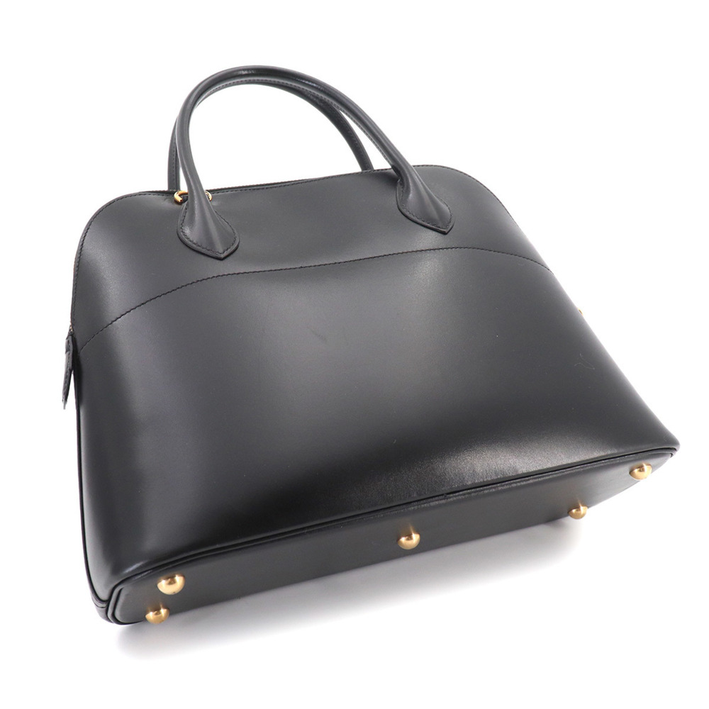 Hermes Bolide 31 2-way Hand/Shoulder Handbag, Box Calf Leather, Black, 〇Z St... - Picture 9 of 9
